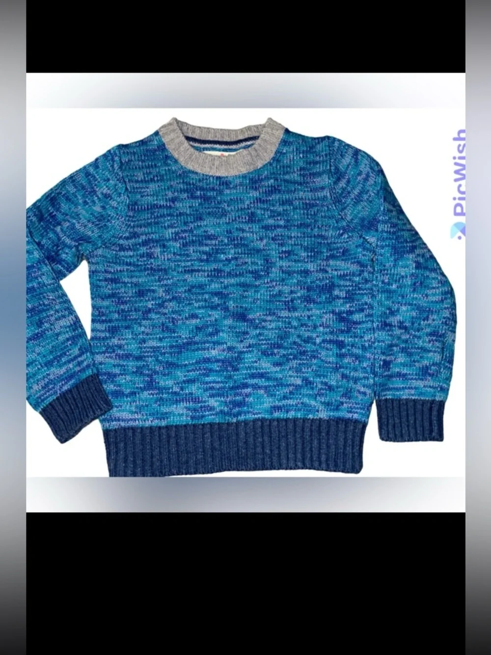 Mini Boden Boys Twist Sweater in Turquoise Twist - Size 4/5 youth